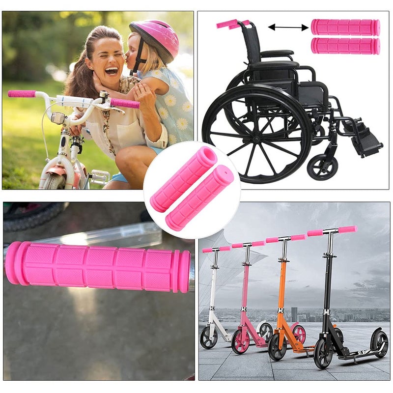 AHOMAME Bike Handle Grips with Tassel Streamers for Girls Boys and Kids, Non-Slip Bicycle Handlebar Grips Cover for Mountain Bike, Scooters Cruiser Road Bike Handle Grips, BMX MTB Cycling Replacement Parts - Image 5